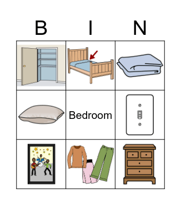 Do You Have - Bedroom Edition Bingo Card