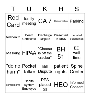 PEX BINGO Card