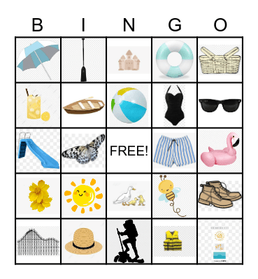 Summer Bingo! Bingo Card