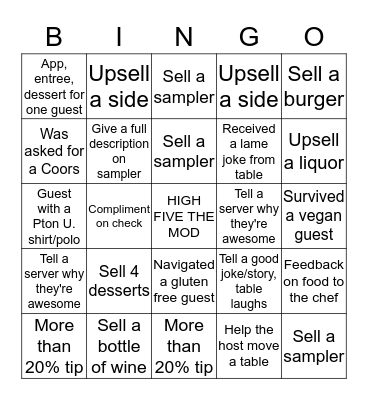 Super Awesome Triumph Bingo Card