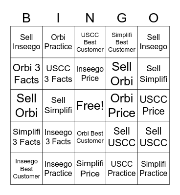 Home Internet Bingo Card