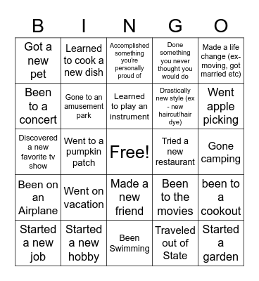 Fun Meeting Bingo! Bingo Card