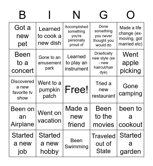 Fun Meeting Bingo! Bingo Card