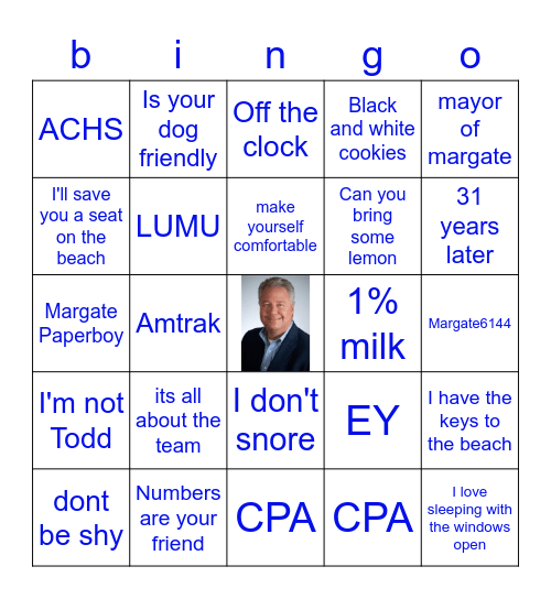 BRUCE BINGO Card