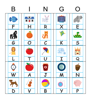 Alphabet Bingo 2.0 Bingo Card
