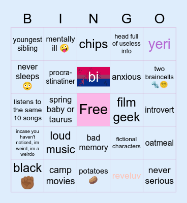 mari bingo Card