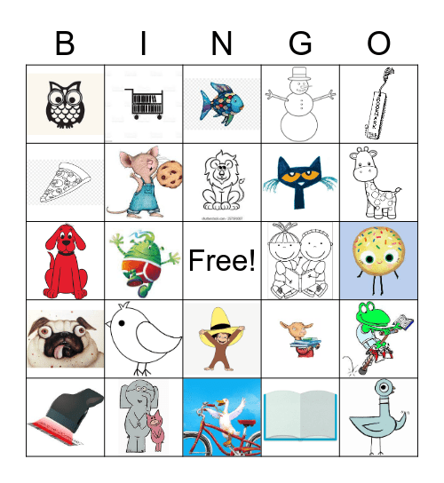 Library Bingo Card