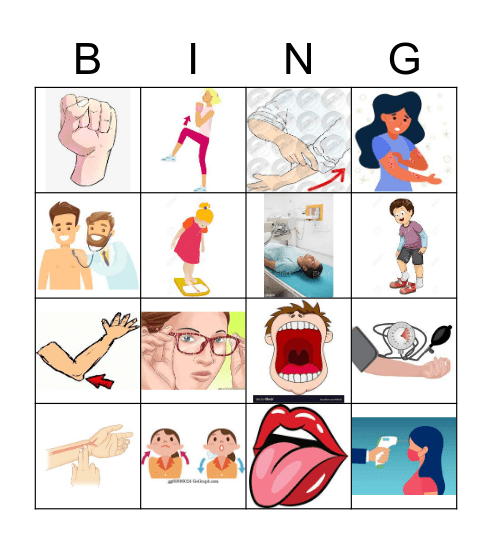 Instructions at Doctor's office Bingo Card