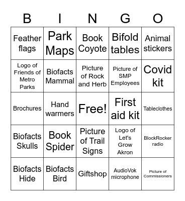 Building Scavenger Bingo Card
