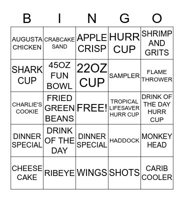LATTITUDES-O Bingo Card
