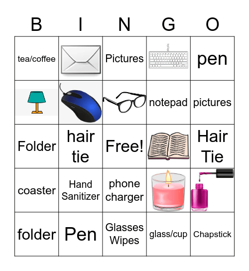 Workspace Bingo - MUST SHOW PROOF! Bingo Card