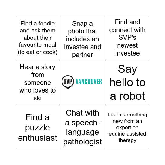 Birthday Bash Bingo Card