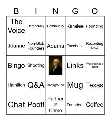 HMASDC 5/27/2022 Bingo Card
