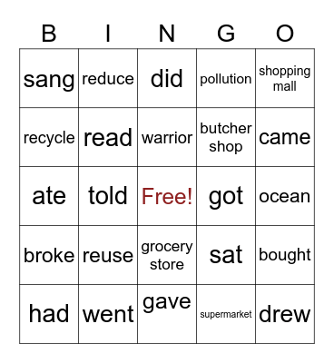 0527 Bingo Card