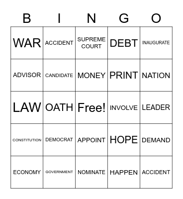 ASL 2 UNIT 8 Bingo Card