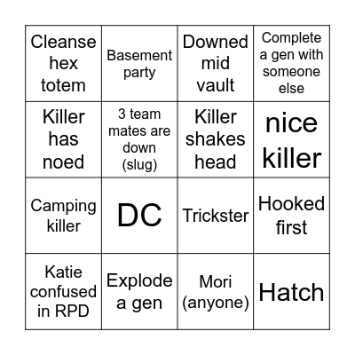 we love trickster Bingo Card