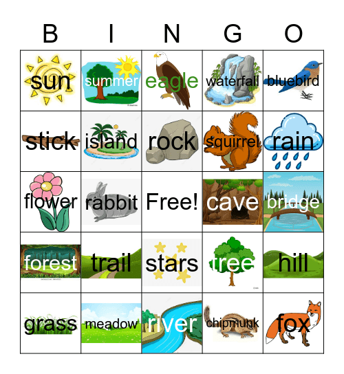 River Learning Center Bingo Card