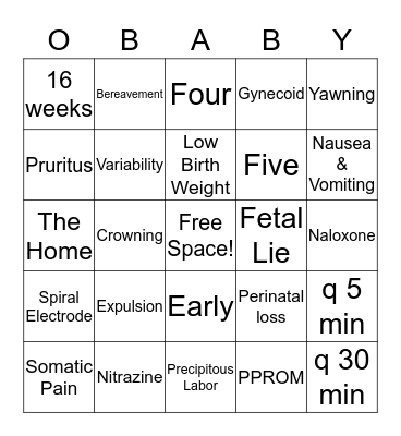 247 Module 2 Bingo Card