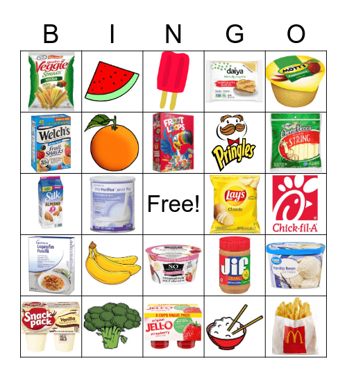 Metabolic Picnic Bingo Card