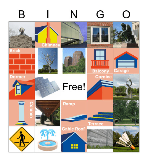 ARCHITECTURE BINGO Card