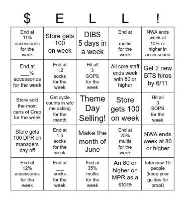 Northwest With Attitude Bingo Card