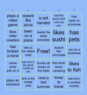 Find-Someone-Who.... Bingo Card