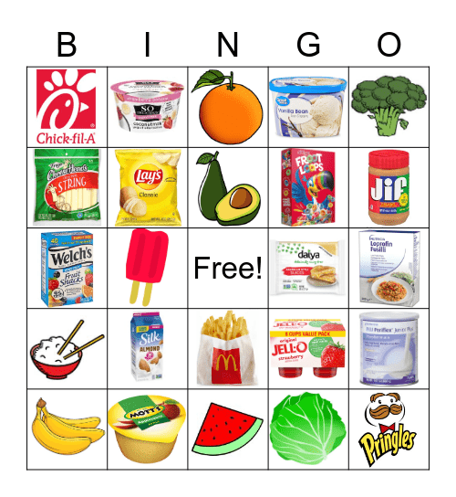 Metabolic Picnic Bingo Card