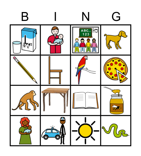 Silabas R S P M T L mixtas Bingo Card