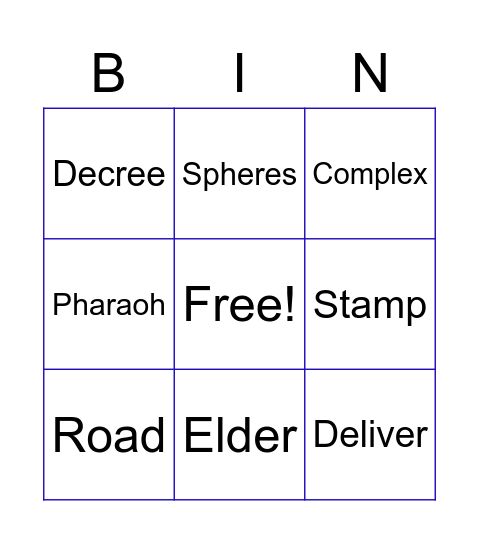 Bingo Game Bingo Card