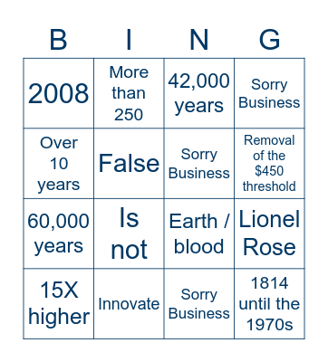 Reconciliation Quingo Bingo Card