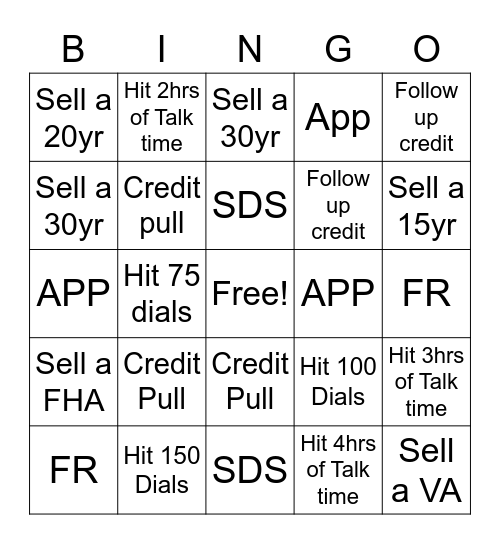 W.I.T Bingo Bonanza Bingo Card