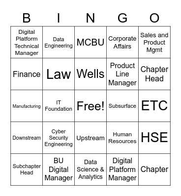 Chevron Starter Pack Kick-Off Bingo Card