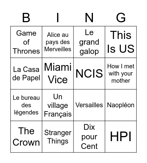 PI Planning 8 Bingo Card