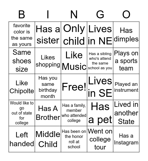 HERO BINGO Card