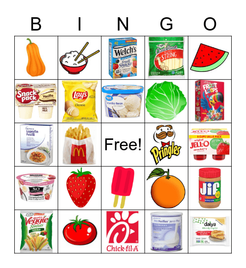 Metabolic Picnic Bingo Card