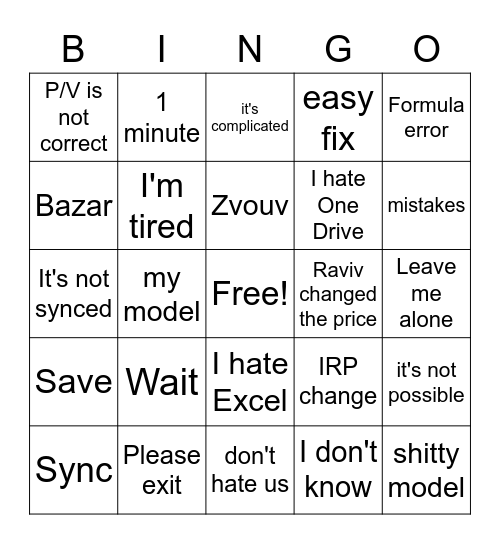 PLN23 Bingo Card