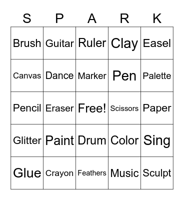 Spark Bingo Card