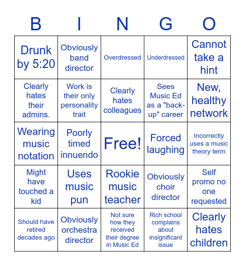 Forced Schmoozing at D4 - Shonk Bingo Card