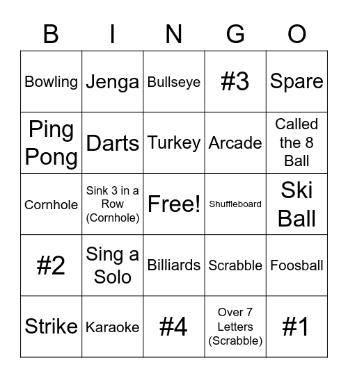 Punch Bowl Celebration Bingo Card