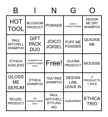 RETAIL SALES Bingo Card