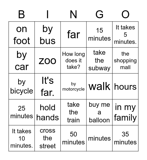 F 220601 Bingo Card