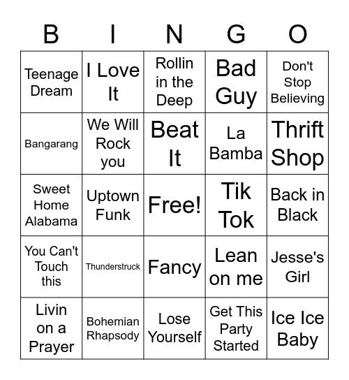 Clipped Bingo Card