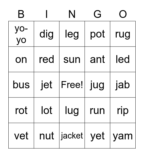 English Time 2 Bingo Card