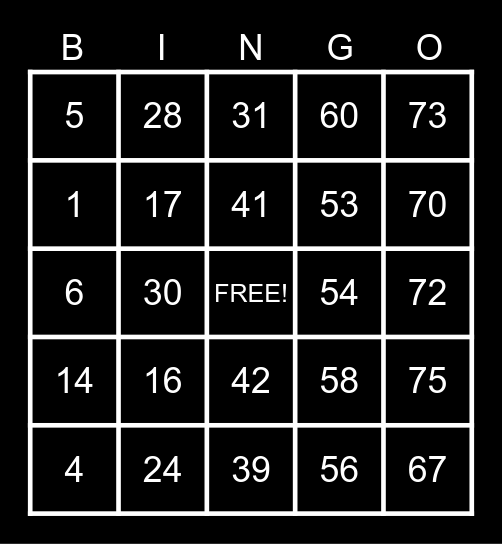 HINAYUPAK Bingo Card