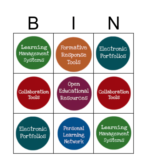 GAFE Bingo Card