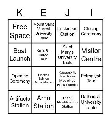 Celebrate National Indigenous People's Day Bingo Card