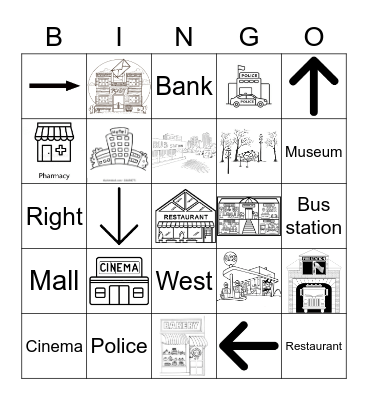 Bingo - 3rd Grade - A Bingo Card