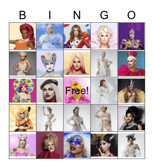 Drag Bingo Card