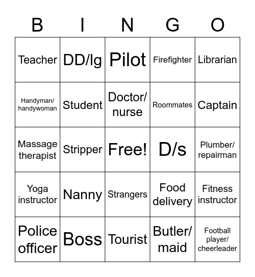 No Bingo Card