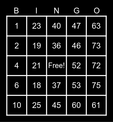 HINAYUPAK Bingo Card